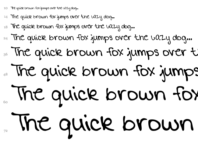 MTF Mikayla Print font waterfall